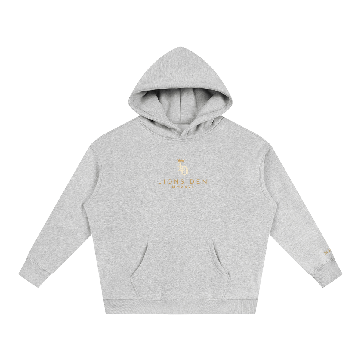 Crowned Gothic LD Oversized Fleece Hoodie