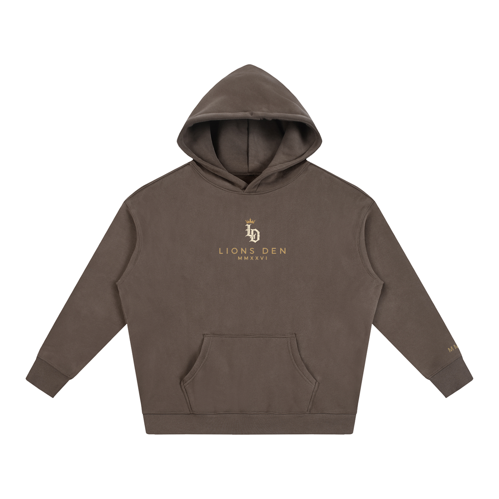 Crowned Gothic LD Oversized Fleece Hoodie