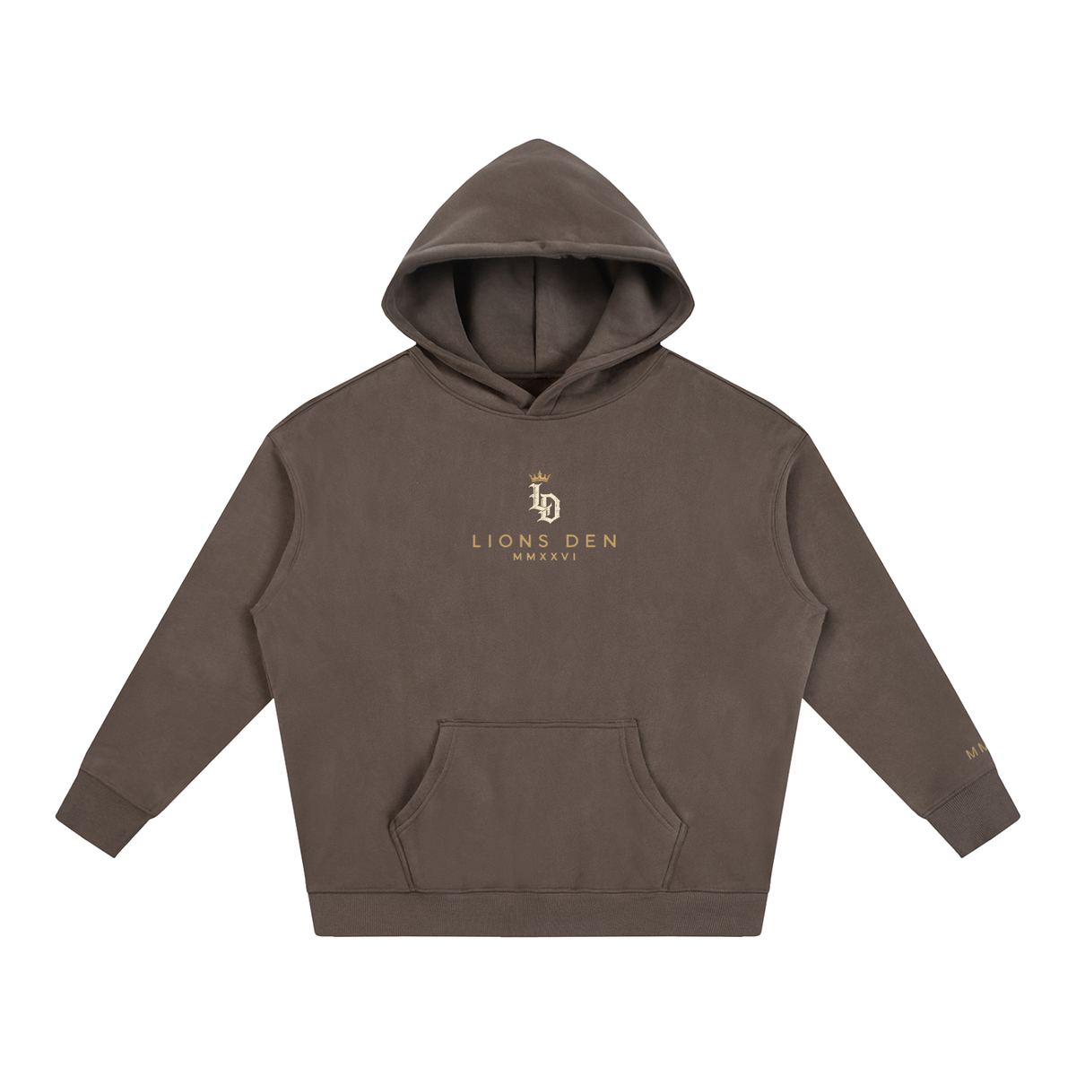Crowned Gothic LD Oversized Fleece Hoodie