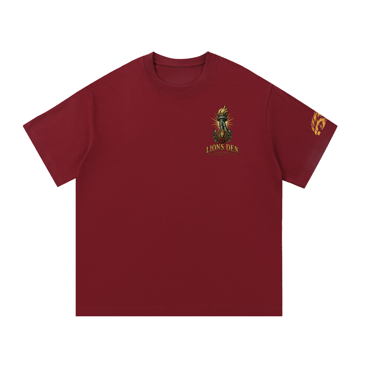Crowned Lion Crest Essential Cotton Tee