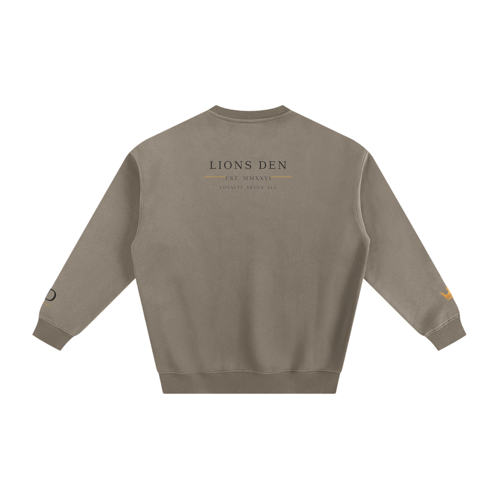 Loyalty Above All Vertical-Mark Fleece Crewneck