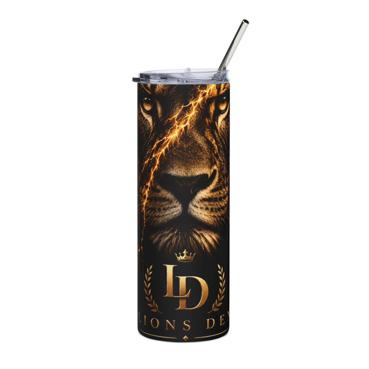 Lightning Lion Stainless Steel Tumbler, 20oz