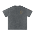 Royal LD Rose Shield Snow-Wash Oversized Tee