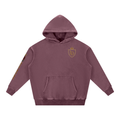 NYC Crowned Lion Snow-Wash Oversized Hoodie