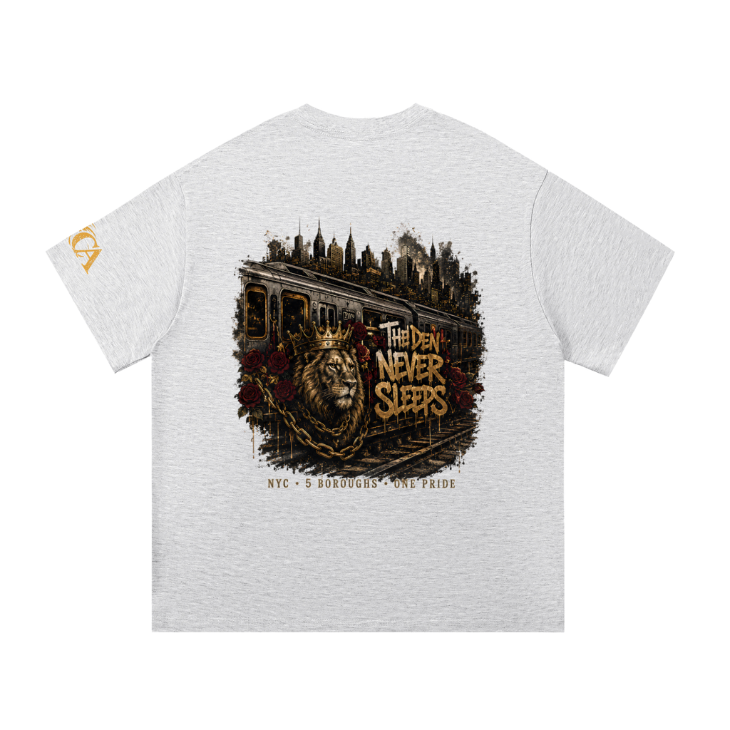The Den Never Sleeps Subway Oversized Tee