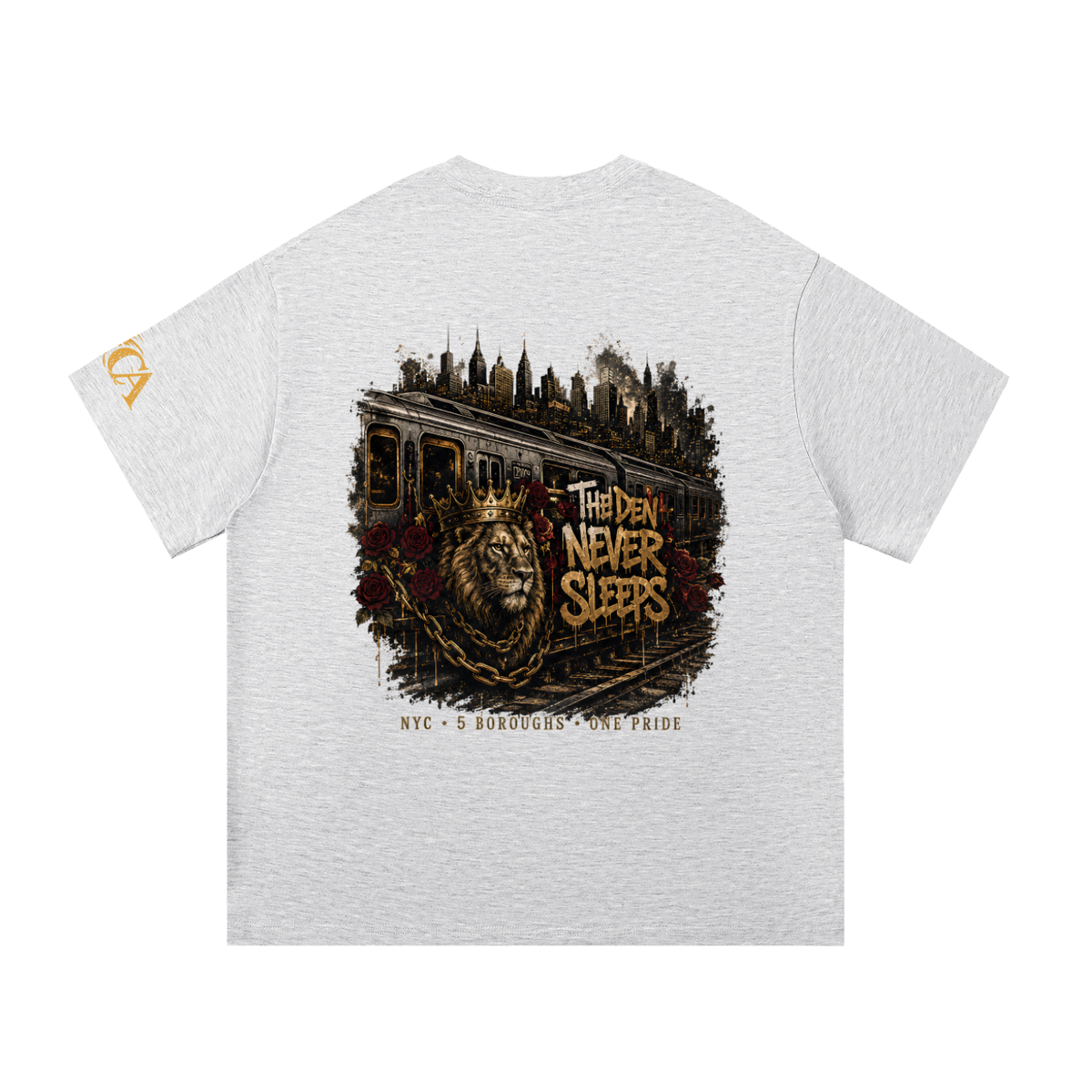 The Den Never Sleeps Subway Oversized Tee