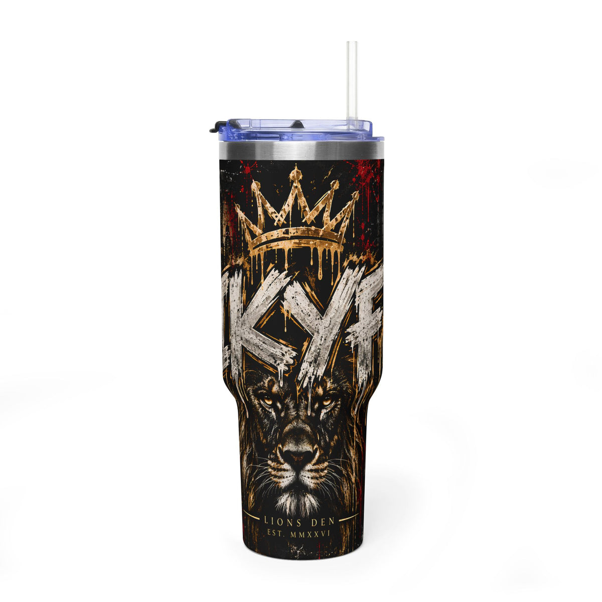 IKYF🦁 Lions Den Tumbler, 40oz