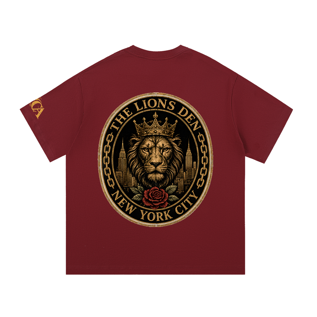 Lions Den New York City Emblem Oversized Tee