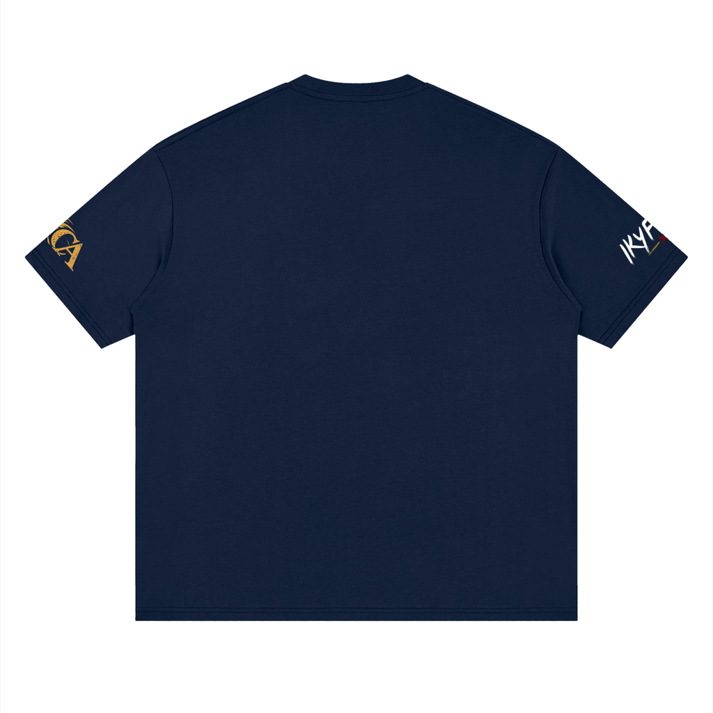 IKYF Lion Streetwear Drop-Shoulder Tee
