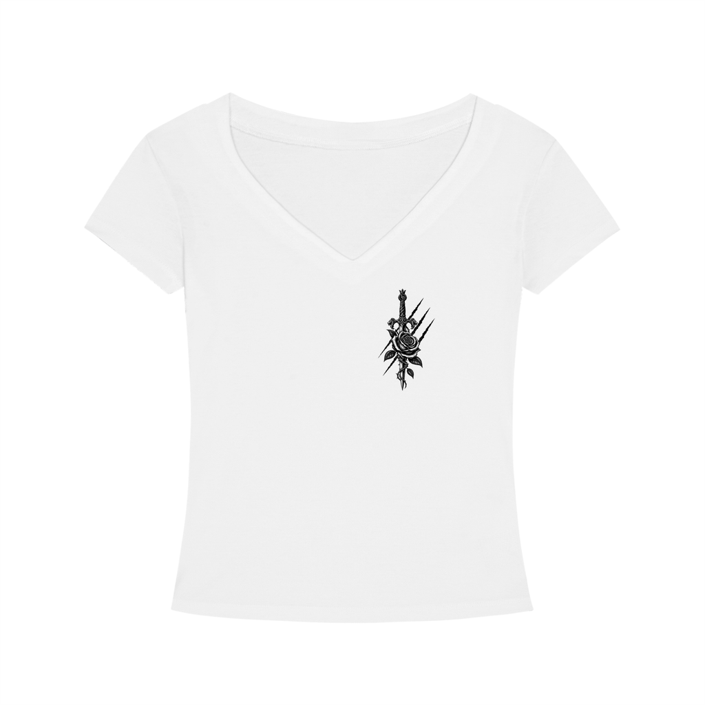 She Rules the Night Women’s Tencel V-Neck Tee