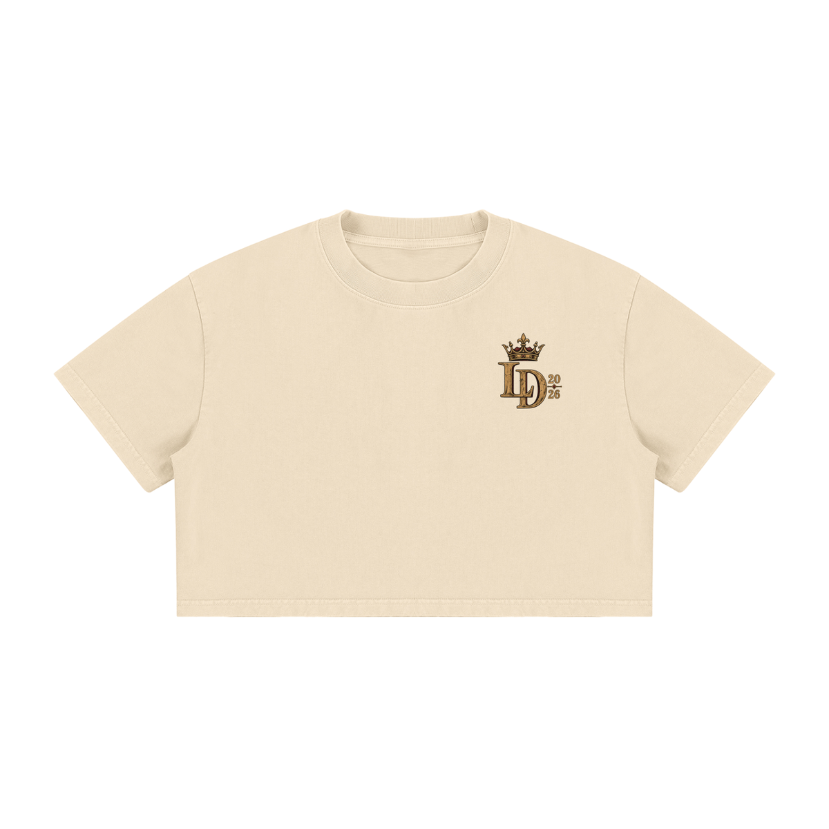 Fight for Your Legacy Lioness Mineral-Wash Crop Tee