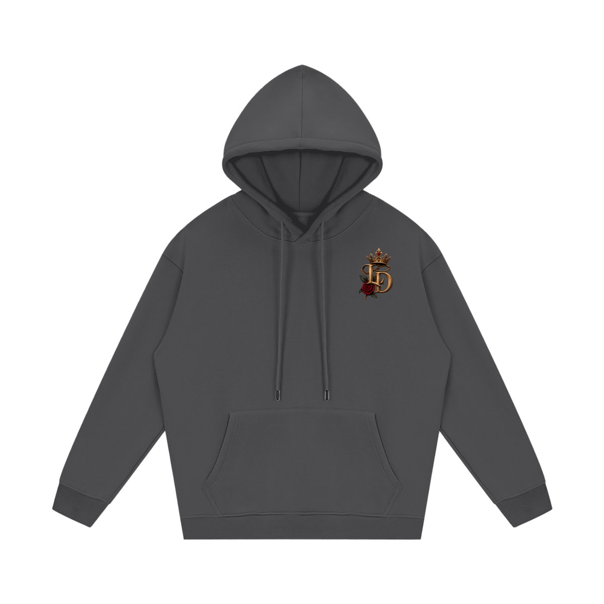 Crowned Rose Medallion Fleece Hoodie
