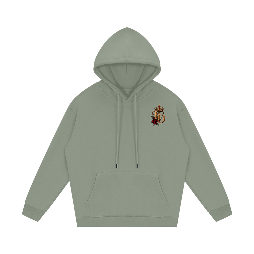 Crowned Rose Medallion Fleece Hoodie