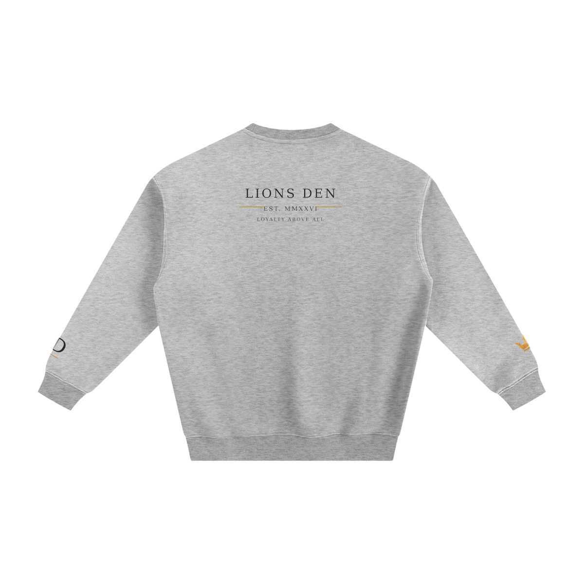 Loyalty Above All Vertical-Mark Fleece Crewneck