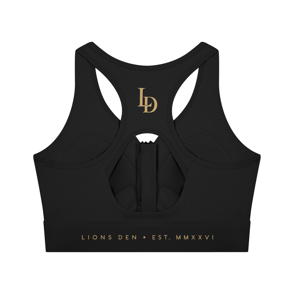 LD MMXXVI Cropped Zip Yoga Bra