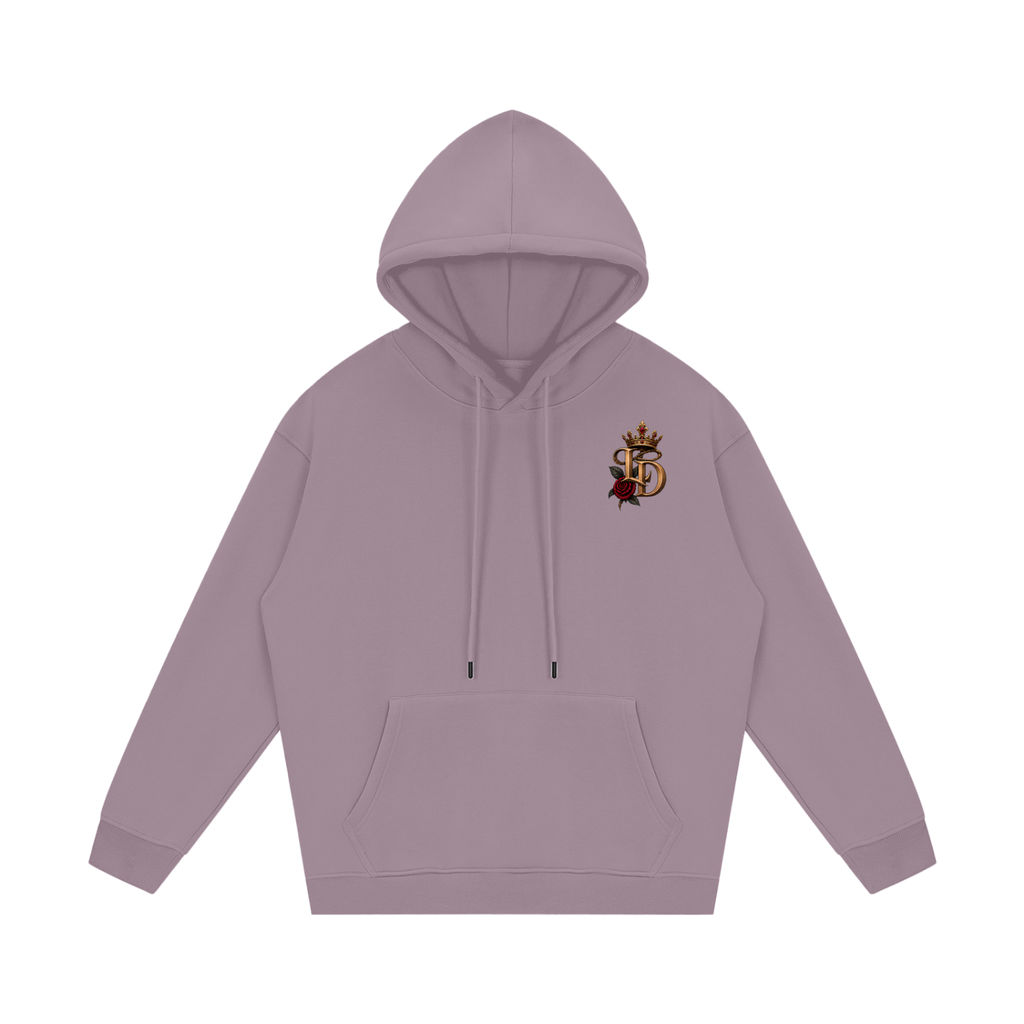 Crowned Rose Medallion Fleece Hoodie