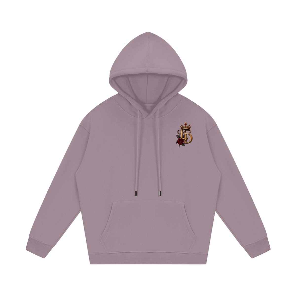 Crowned Rose Medallion Fleece Hoodie