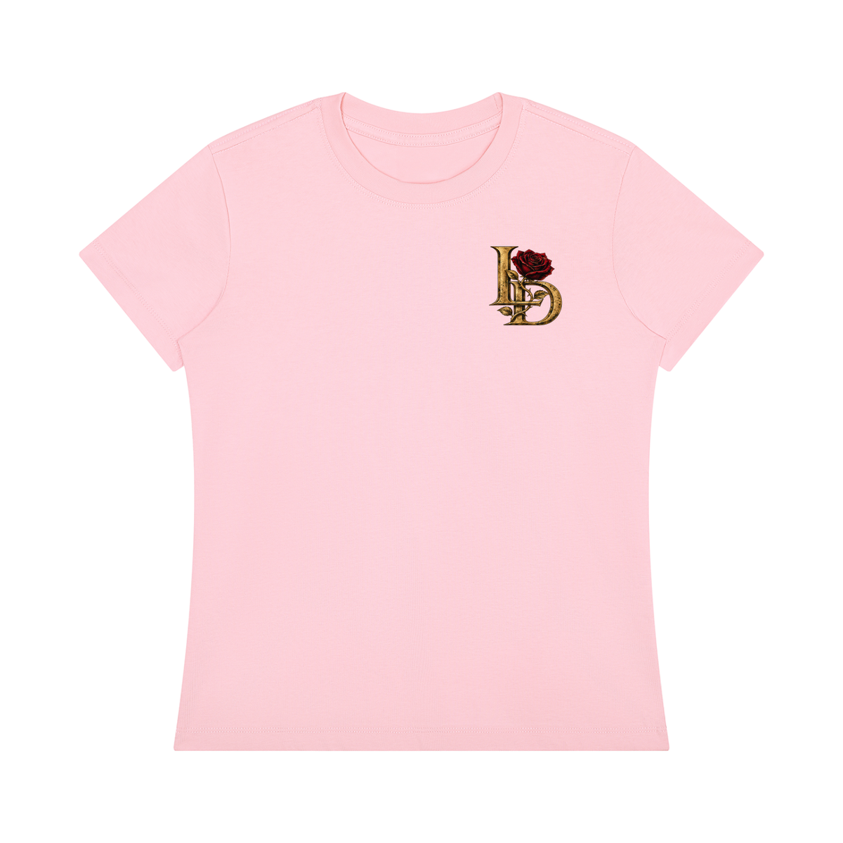 LD Rose Women’s Regular-Fit Crewneck Tee