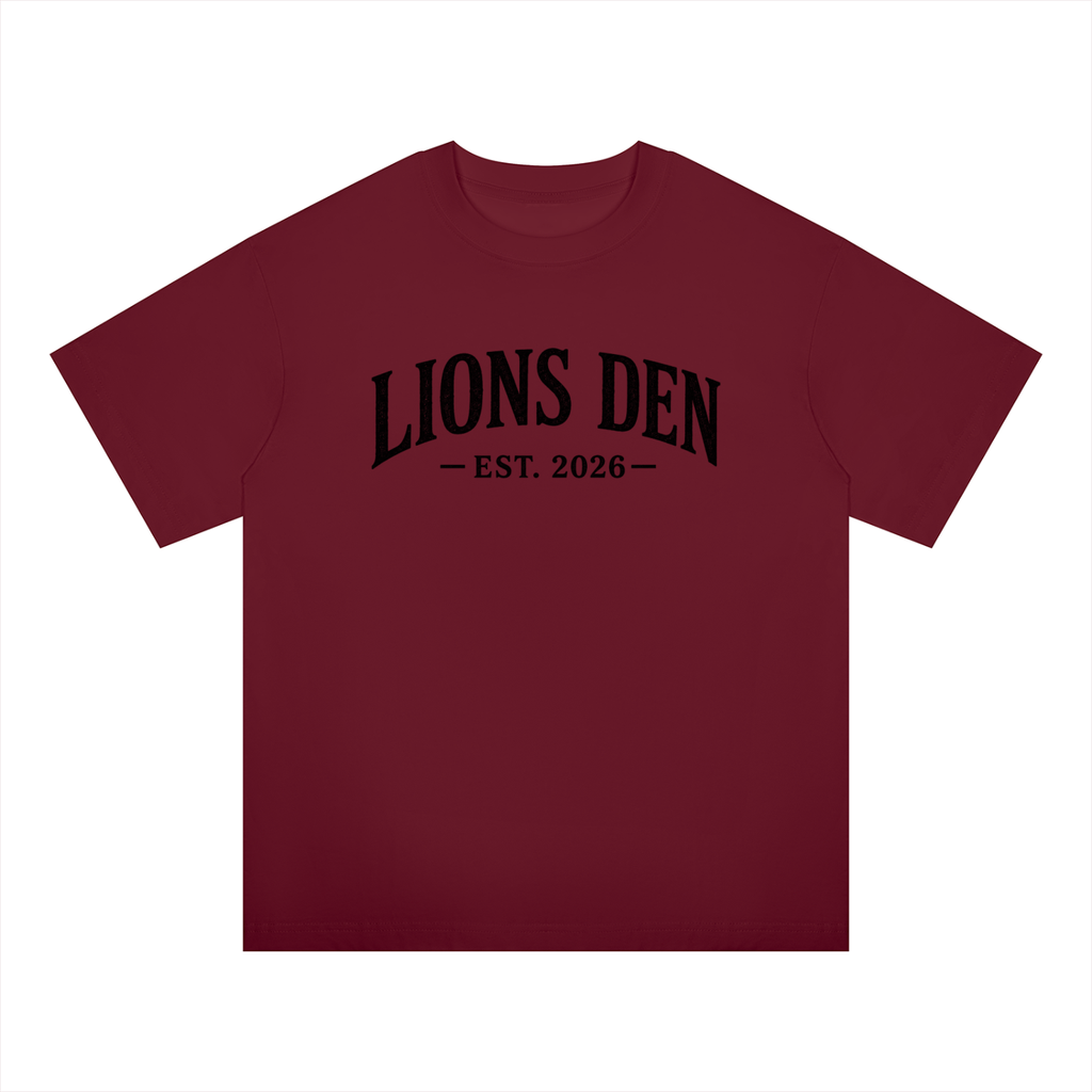 Lions Den Athletic Oversized Drop-Shoulder Tee