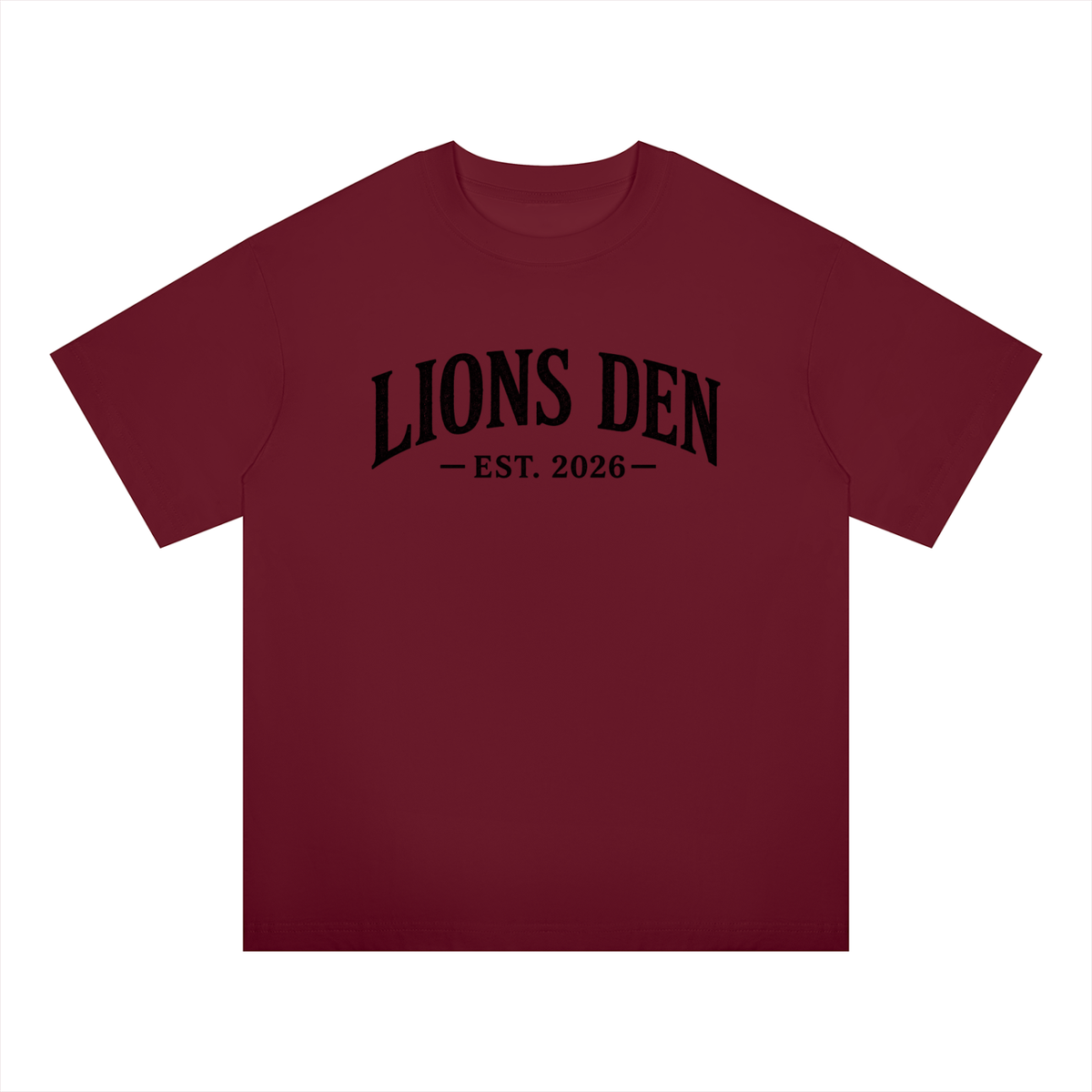 Lions Den Athletic Oversized Drop-Shoulder Tee
