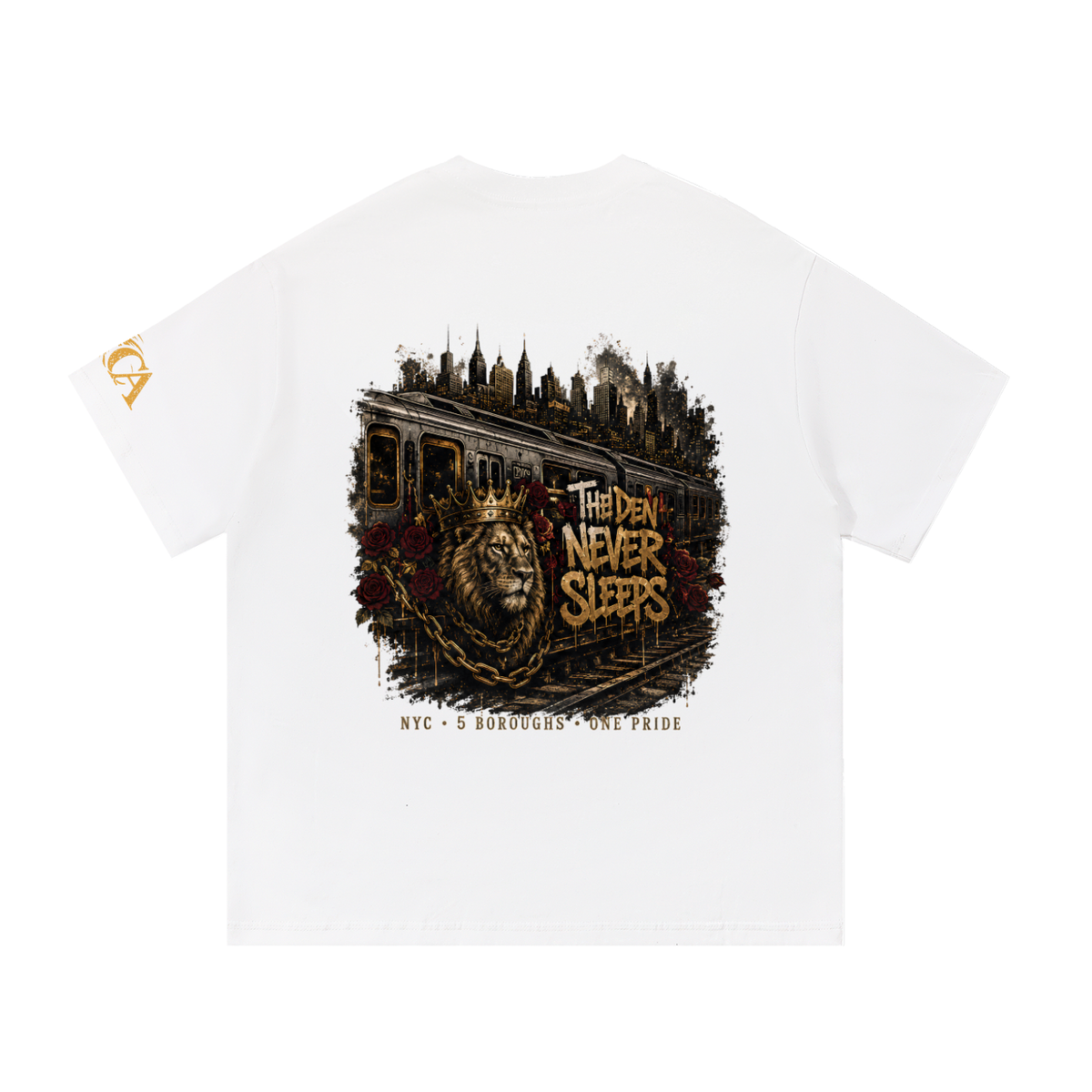 The Den Never Sleeps Subway Oversized Tee