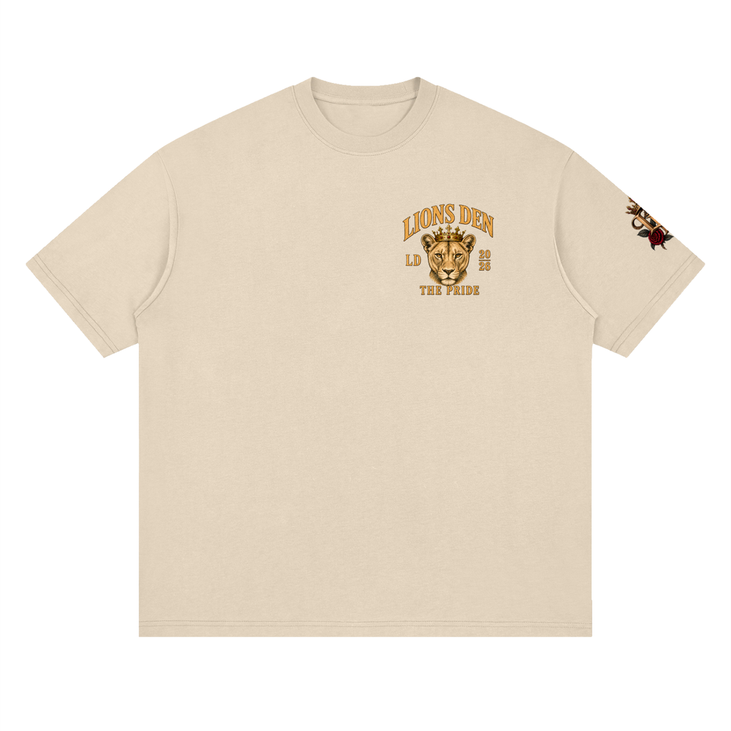 Built for the Pride Lion Streetwear Drop-Shoulder Tee