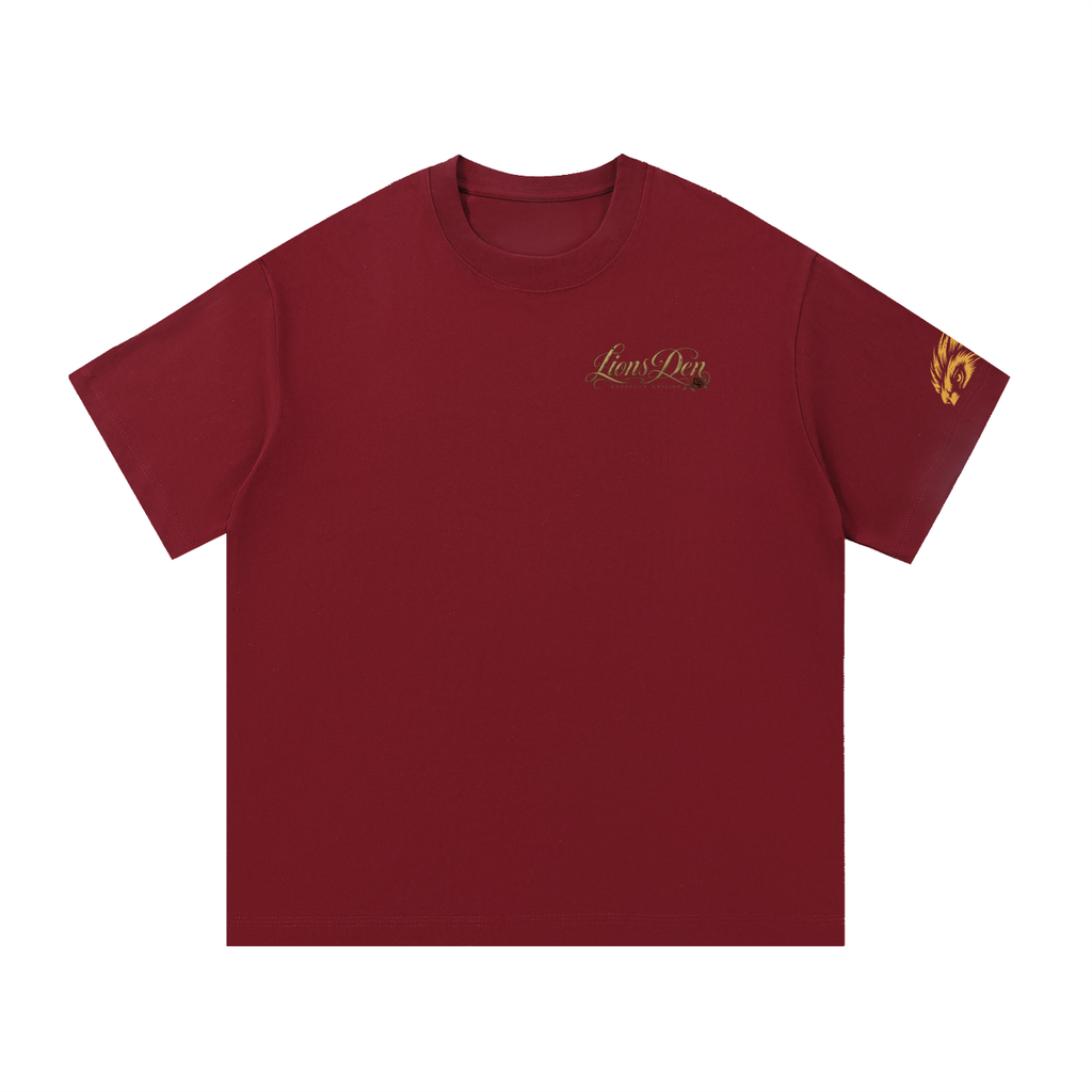 Caged Lion and Rose Essential Cotton Tee
