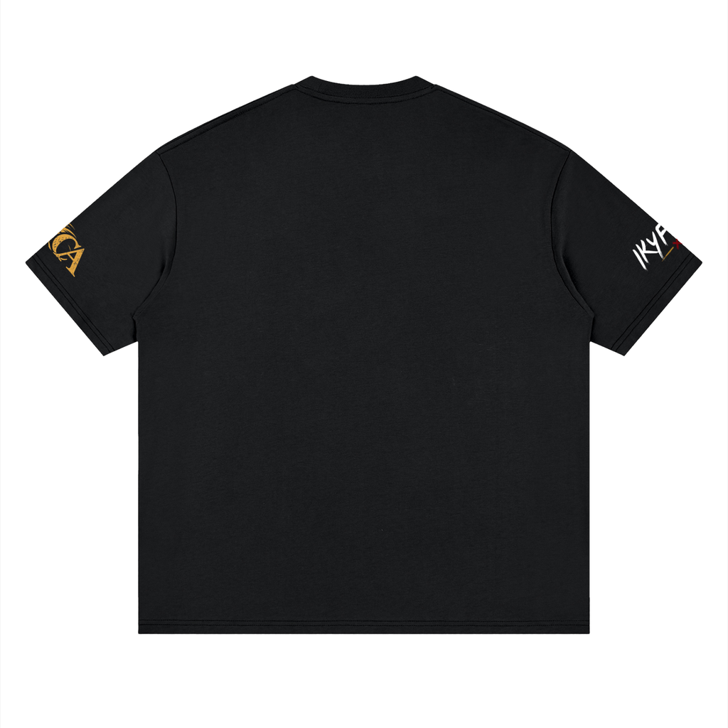 IKYF Lion Streetwear Drop-Shoulder Tee