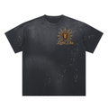 Hand-Frayed Sunfade Paint Splatter T-Shirt