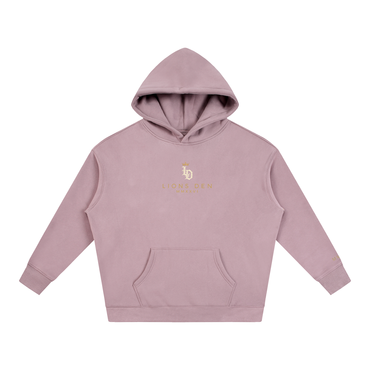 Crowned Gothic LD Oversized Fleece Hoodie