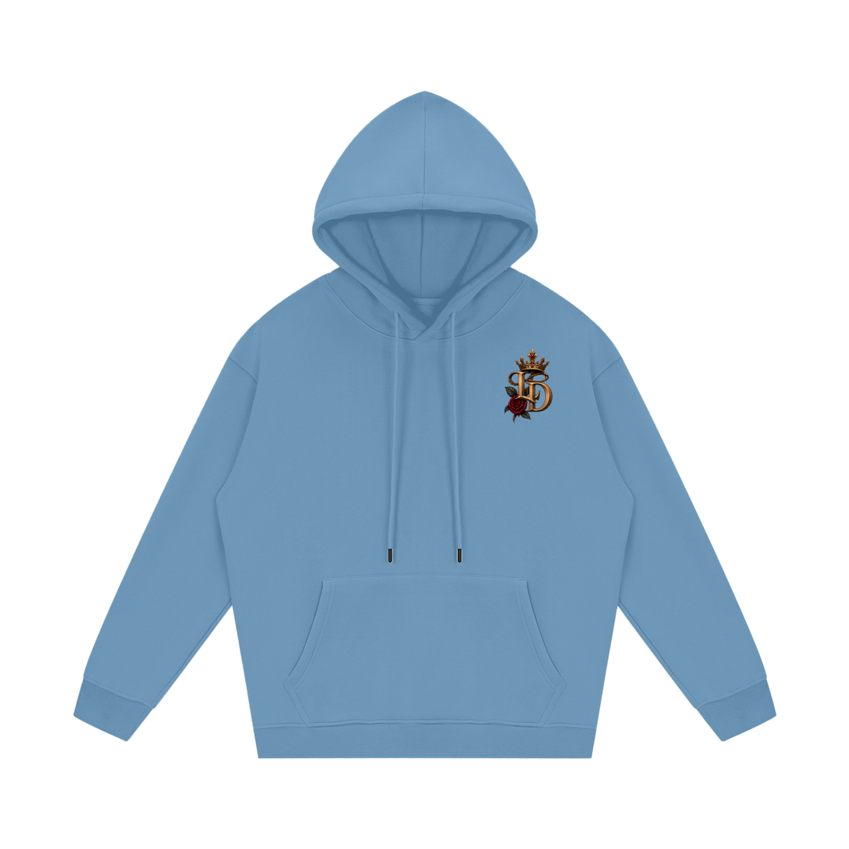 Crowned Rose Medallion Fleece Hoodie