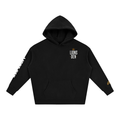 Scratch Lion Stacked Oversized Fleece Hoodie