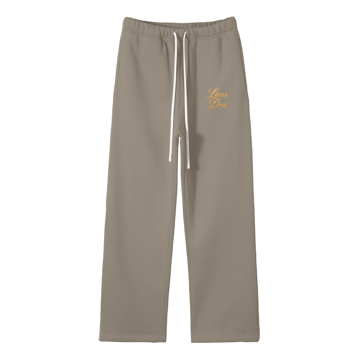 Lions Den Script Straight-Leg Fleece Pants