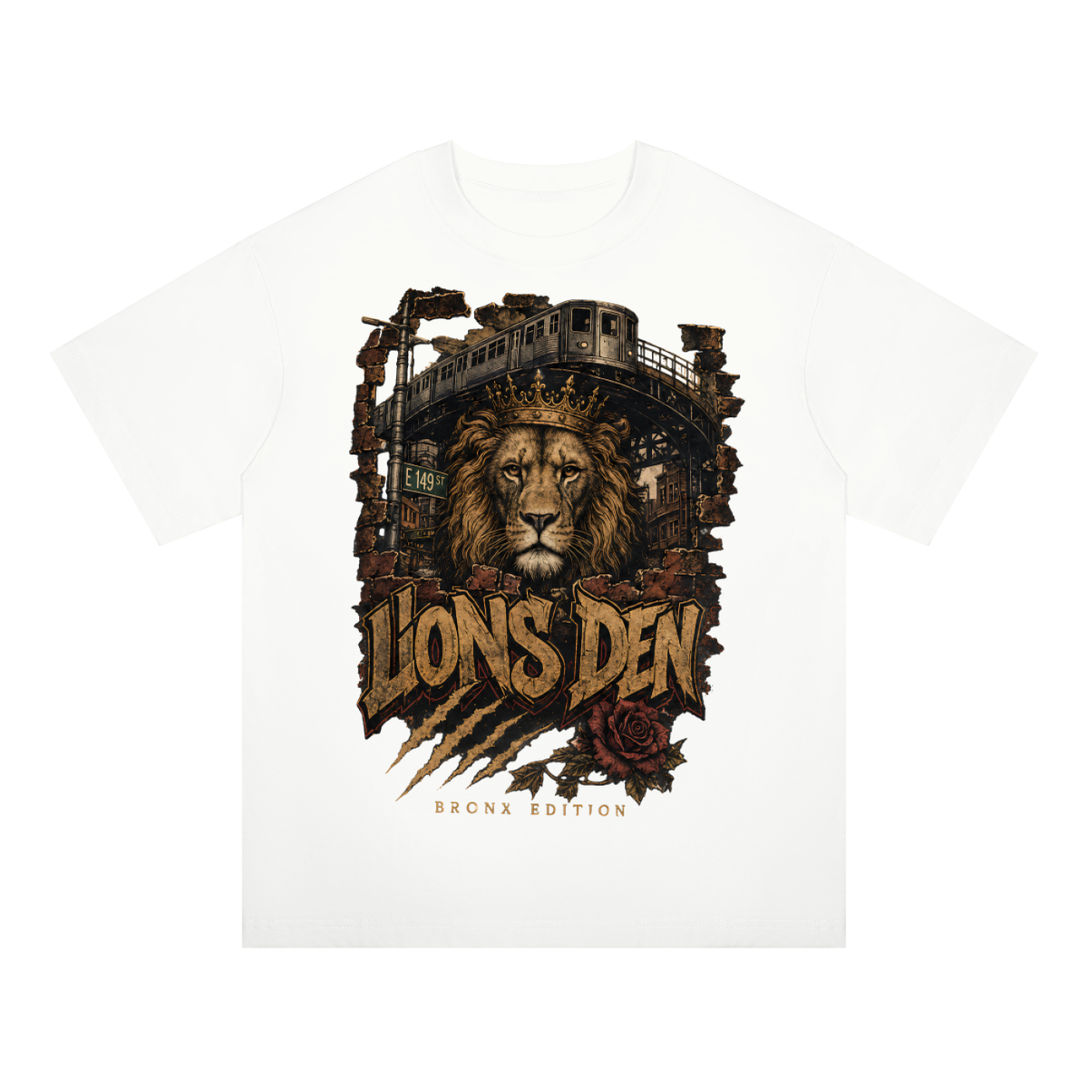 Roar of the Den Oversized Drop-Shoulder Tee