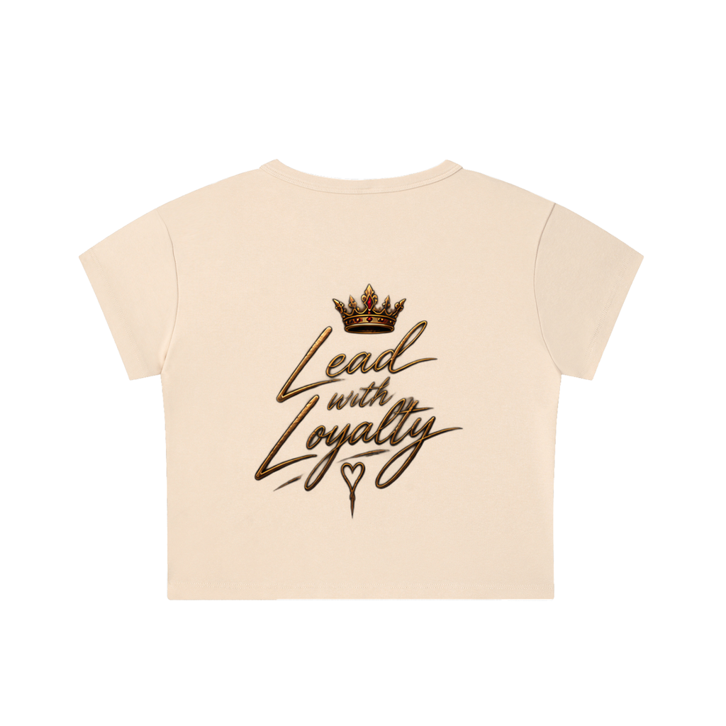Lead With Loyalty Rose Snow-Wash Crop Top