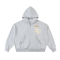 She Walks With Lions Boxy Full-Zip Hoodie