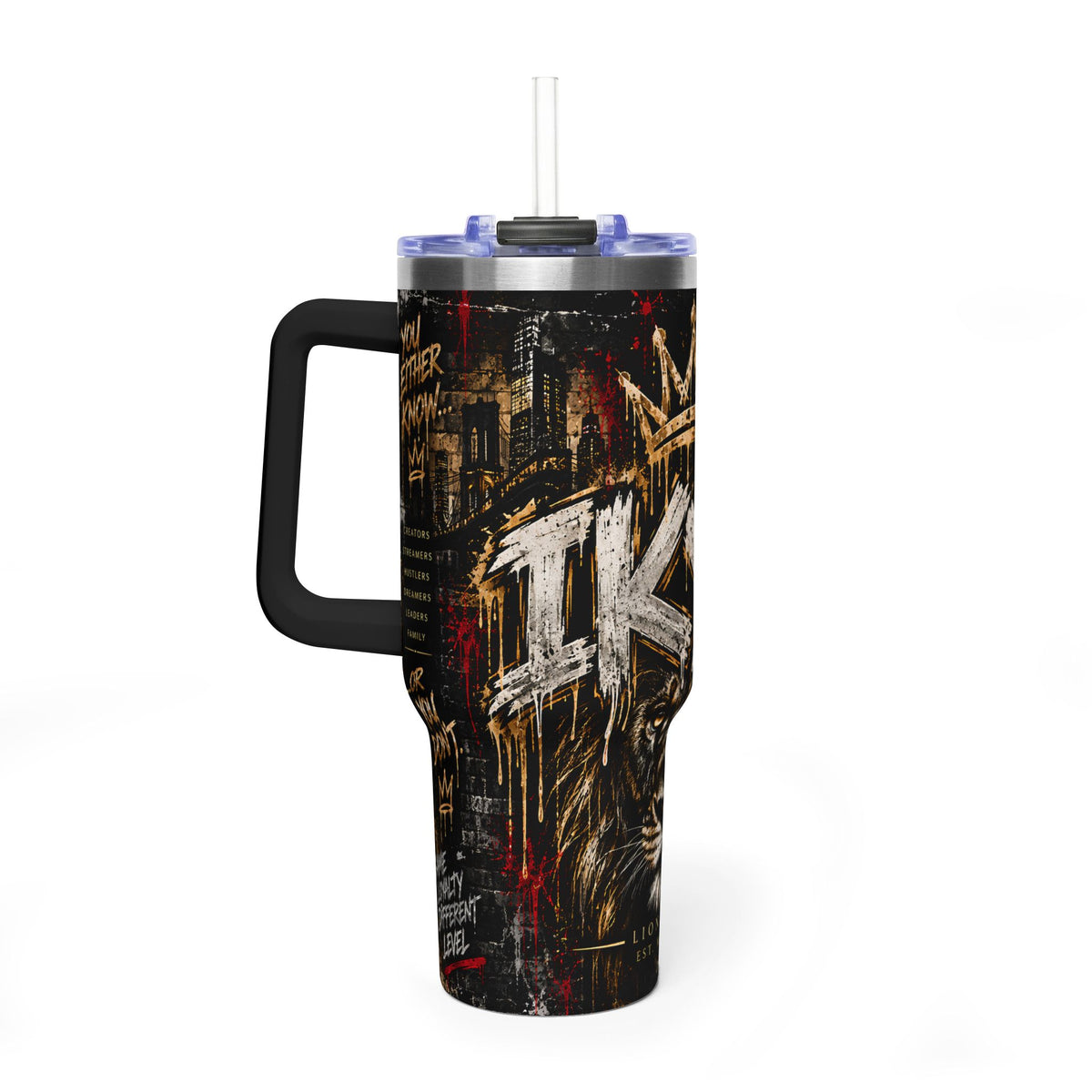 IKYF🦁 Lions Den Tumbler, 40oz