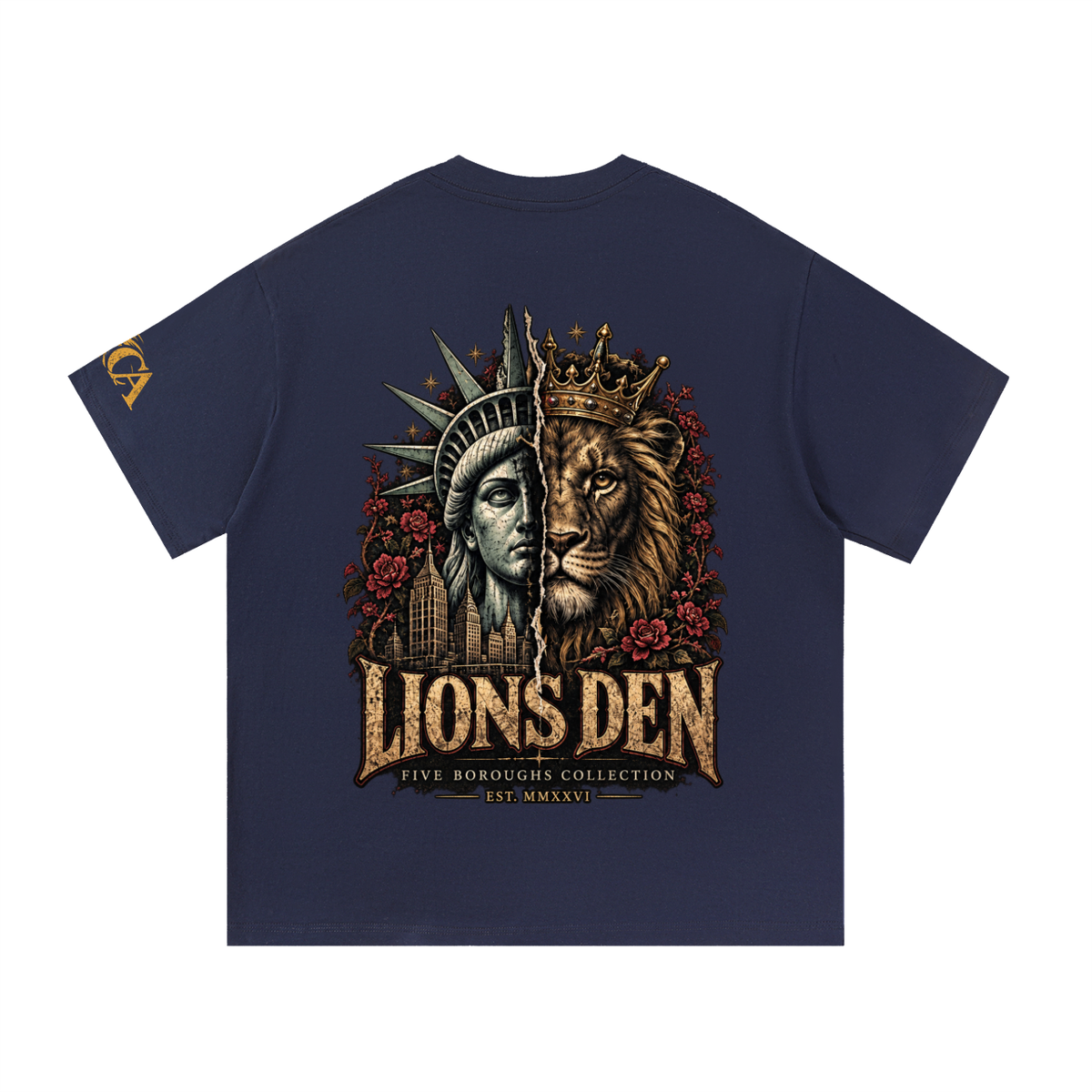 Liberty & Lion Five Boroughs Oversized Tee