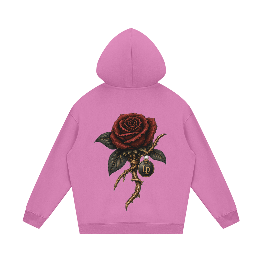 Crowned Rose Medallion Fleece Hoodie