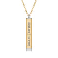 Lions Den Hidden Message Bar Necklace