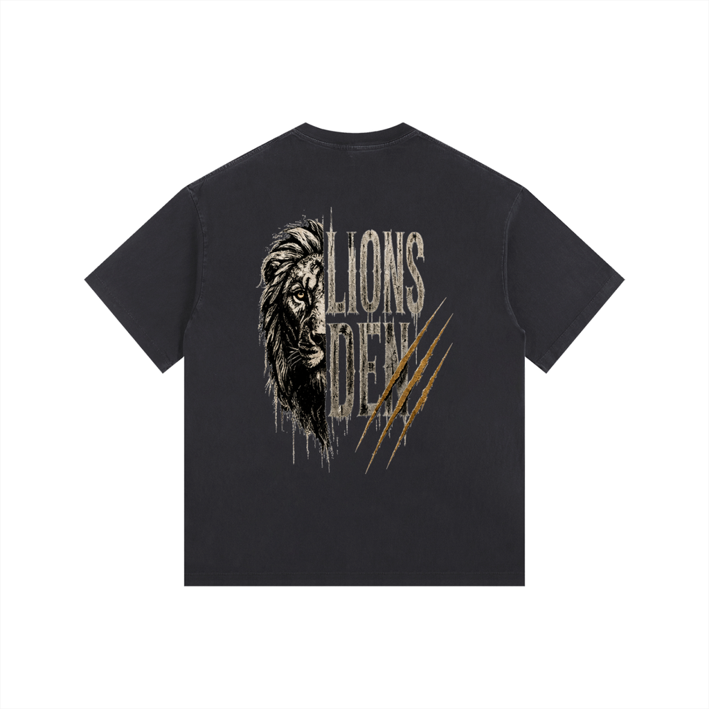 LD Monogram Vintage-Wash Oversized Tee