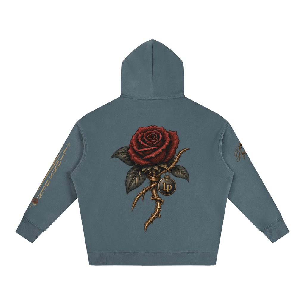 MMXXVI Crown & Rose Oversized Fleece Hoodie