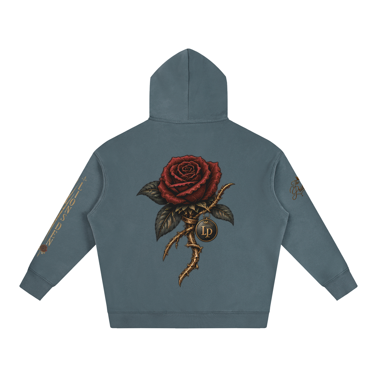 MMXXVI Crown & Rose Oversized Fleece Hoodie