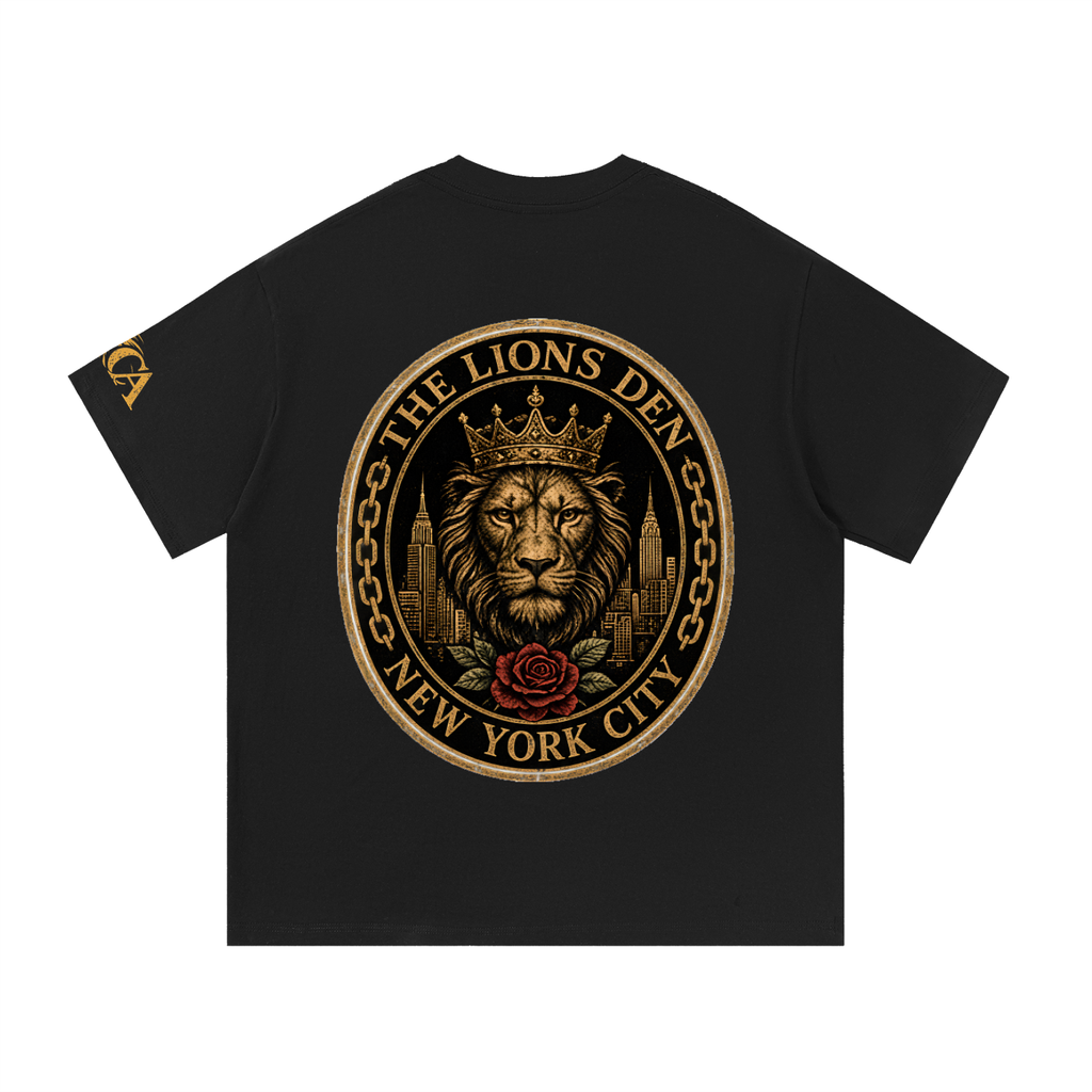 Lions Den New York City Emblem Oversized Tee