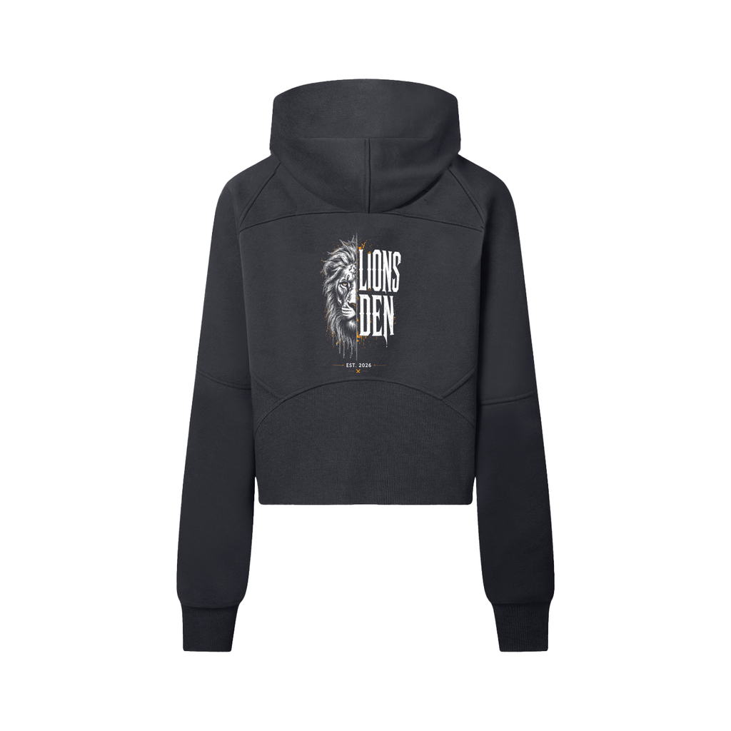 Cropped Half-Zip Hoodie