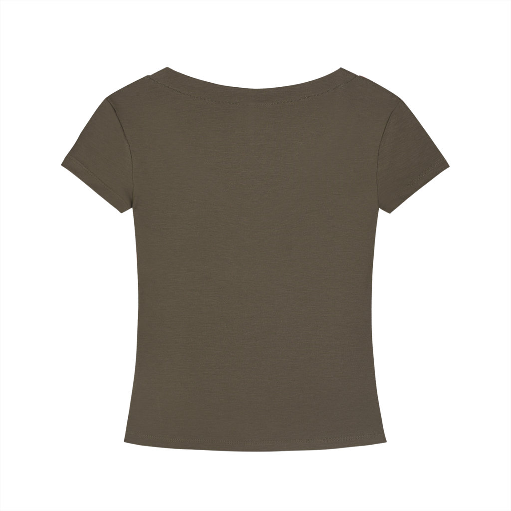 The Den Crown Tencel Slim-Fit V-Neck Tee