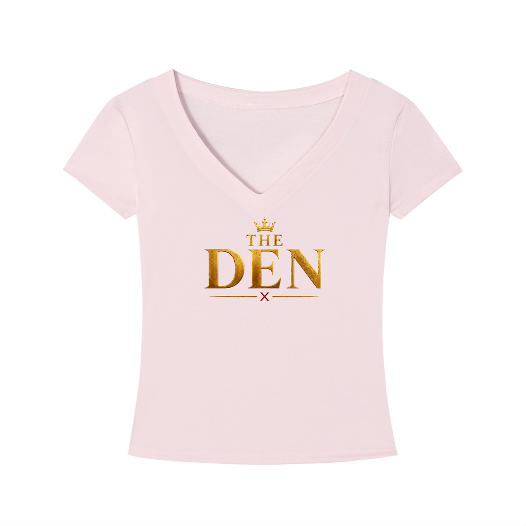 The Den Crown Tencel Slim-Fit V-Neck Tee