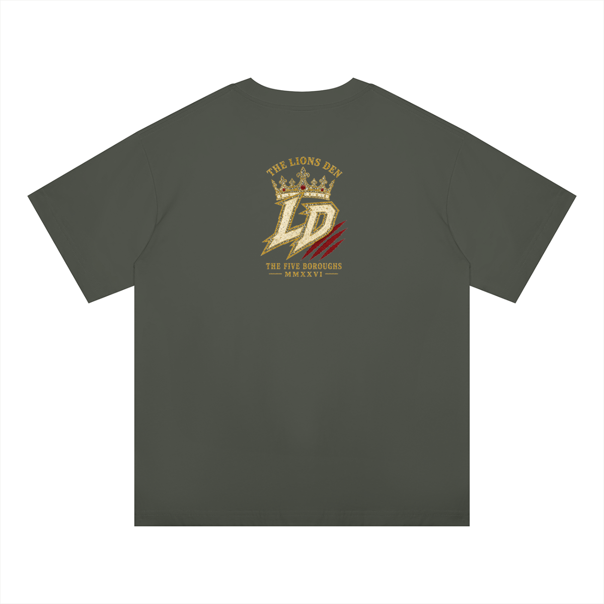 Roar of the Den Oversized Drop-Shoulder Tee