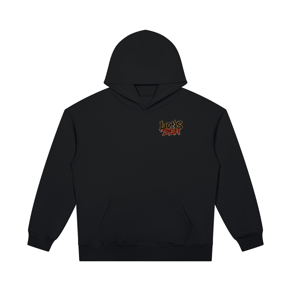 Stealth Scratch Lion Heavyweight Pullover Hoodie