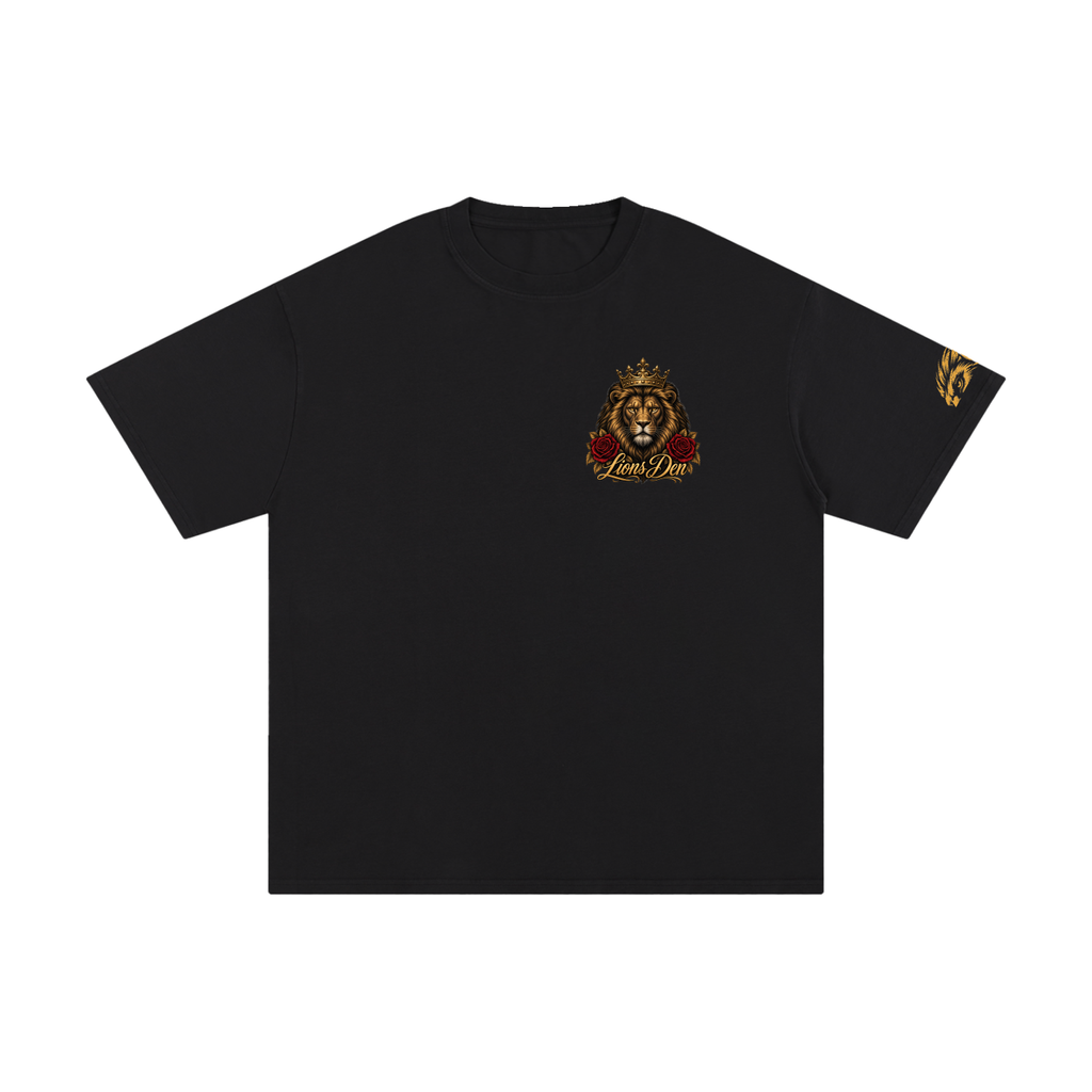 Lion and Rose Crest Pure Cotton Tee